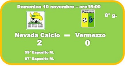 Nevada Calcio - Vermezzo 2-0