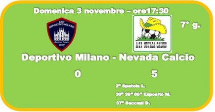 Deportivo Milano-Nevada Calcio 0-5