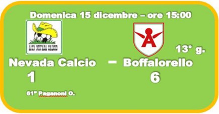 Nevada Calcio - Boffalorello 1-6