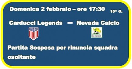 Carducci Legends - Nevada Calcio    15^ g