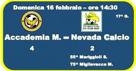 Accademia Mil.ese - Nevada Calcio 4-2